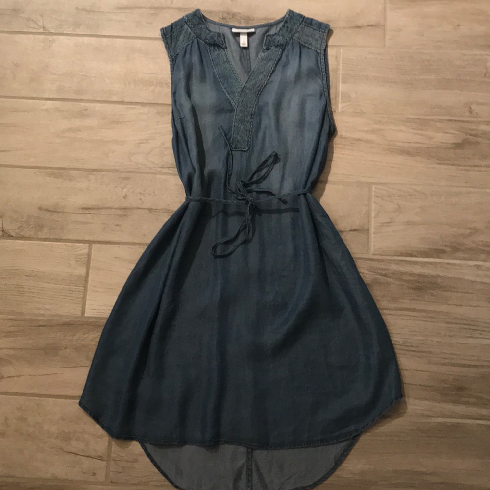 Jean maternity dress